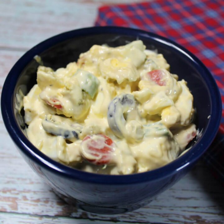 Pepperoni Keto Egg Salad1