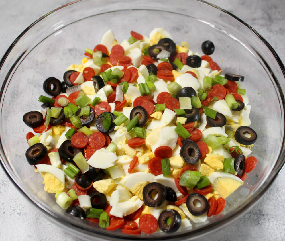 Pepperoni Keto Egg Salad2