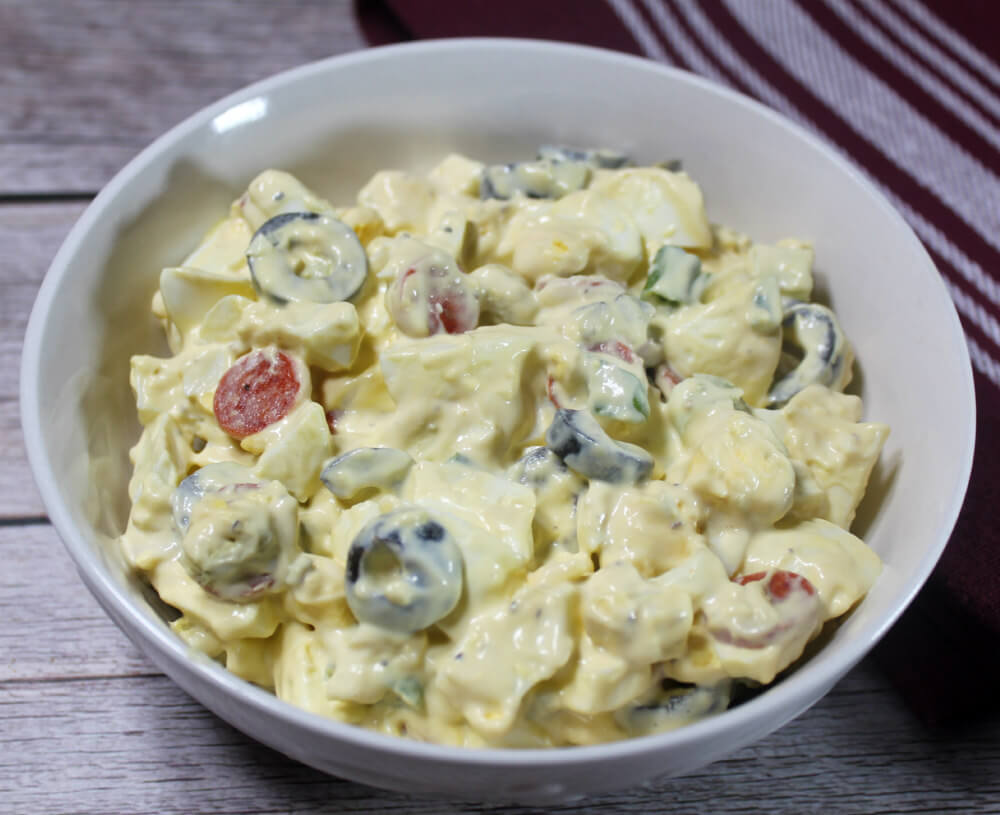 Pepperoni Keto Egg Salad5