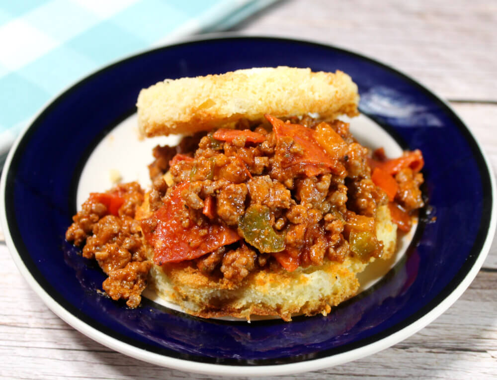 Pepperoni Pizza Keto Sloppy Joes5