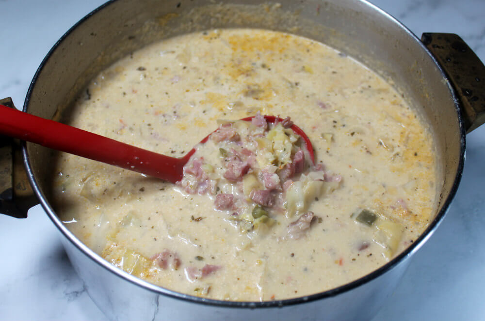 Ham Bone Cauli Rice Soup4