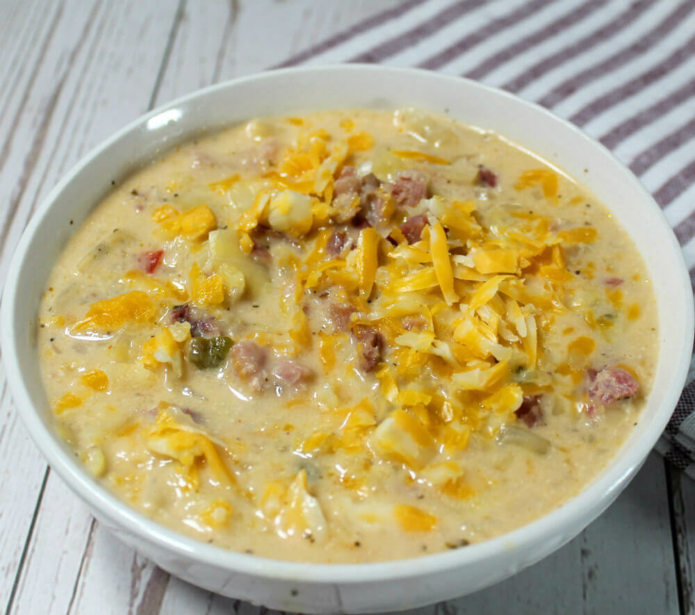 Ham Bone Cauli Rice Soup5
