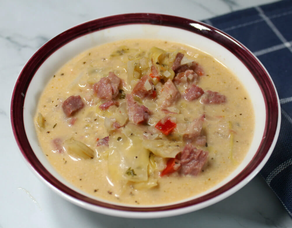 Ham Bone Cauli Rice Soup6