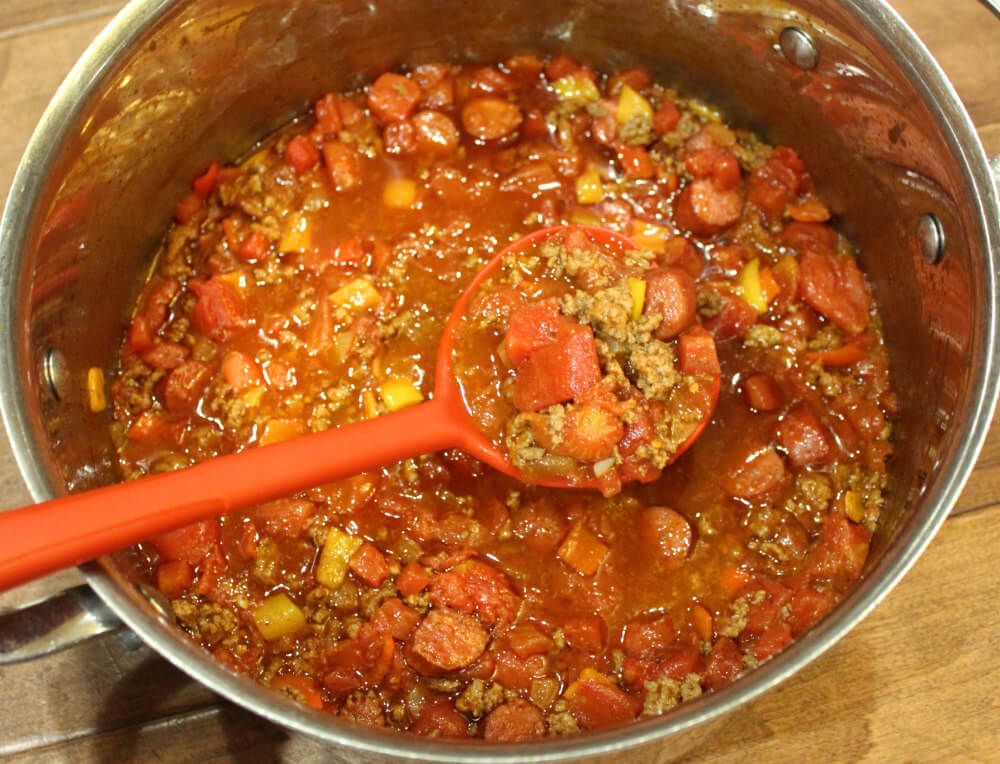 Chili with Smoked Sausage-Keto6