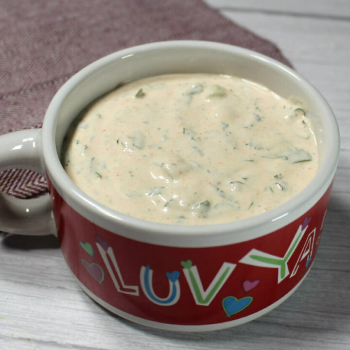 Keto Green Onion Vegetable Dip1