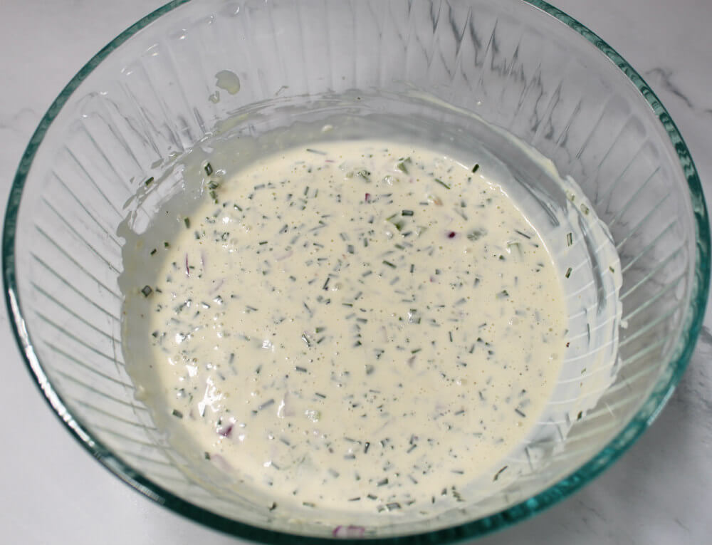 Keto Shrimp with Chives Salad4