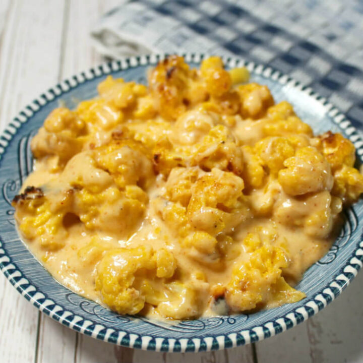 Keto Smoky Gouda Cauliflower Mac & Cheese1