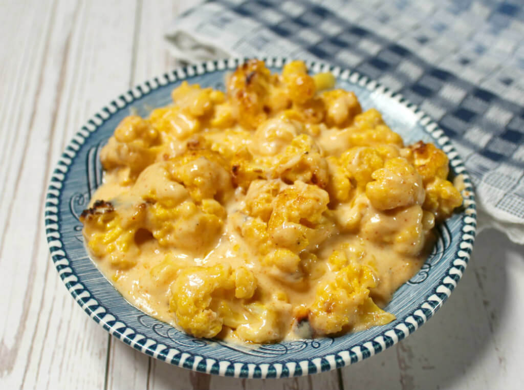 Keto Smoky Gouda Cauliflower Mac & Cheese1