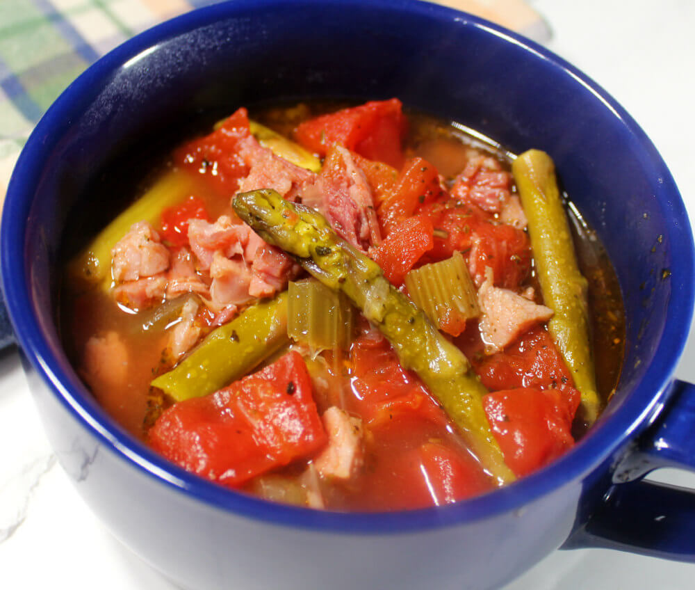 Ham Bone & Asparagus Soup6