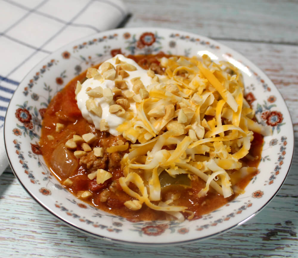 Turkey Peanut Butter Chili5