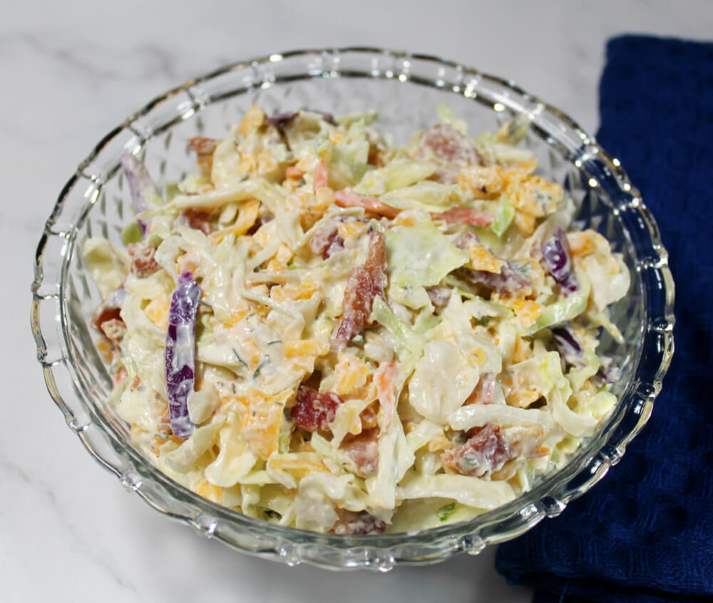 Bacon Cheddar Ranch Coleslaw6