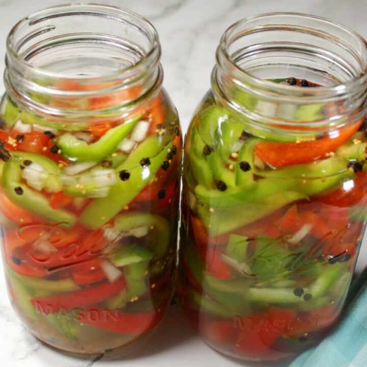 Keto Easy Pickled Bell Peppers1