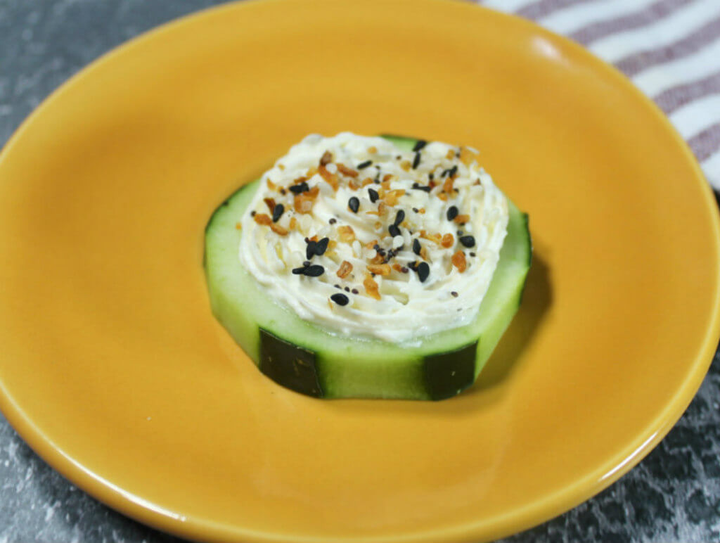 Cucumber Bites Everything Bagel1