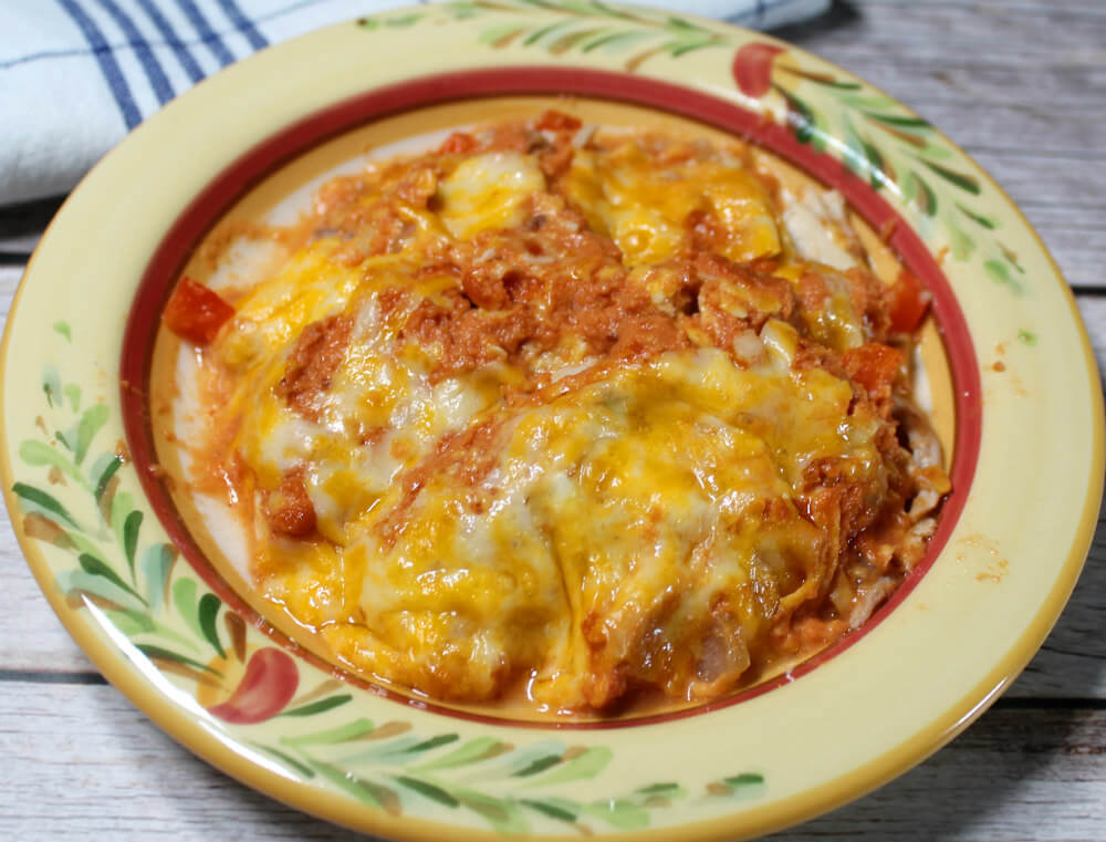 Chipotle Chicken Keto Enchilada Casserole6