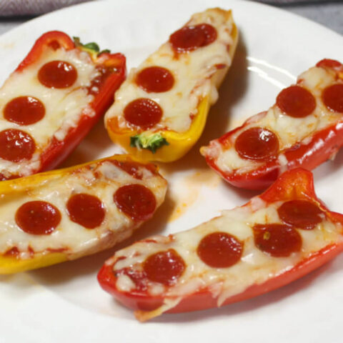 Keto Mini Pepper Pizza Bites1