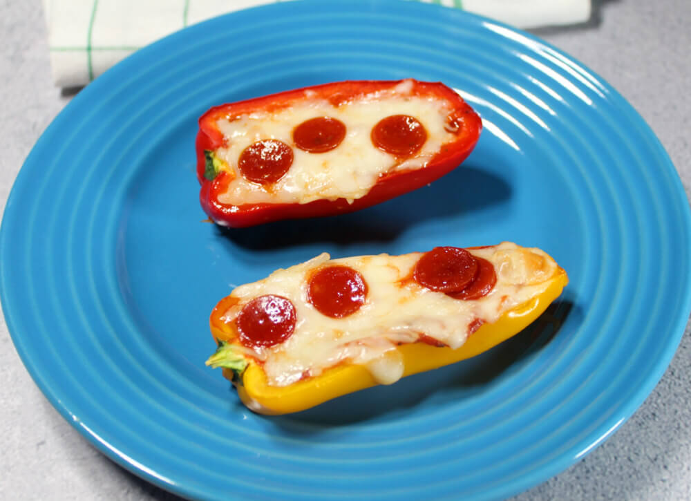 Keto Mini Pepper Pizza Bites6