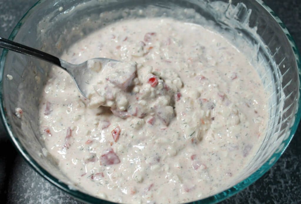 Pimento Tomato Cottage Cheese Salad1