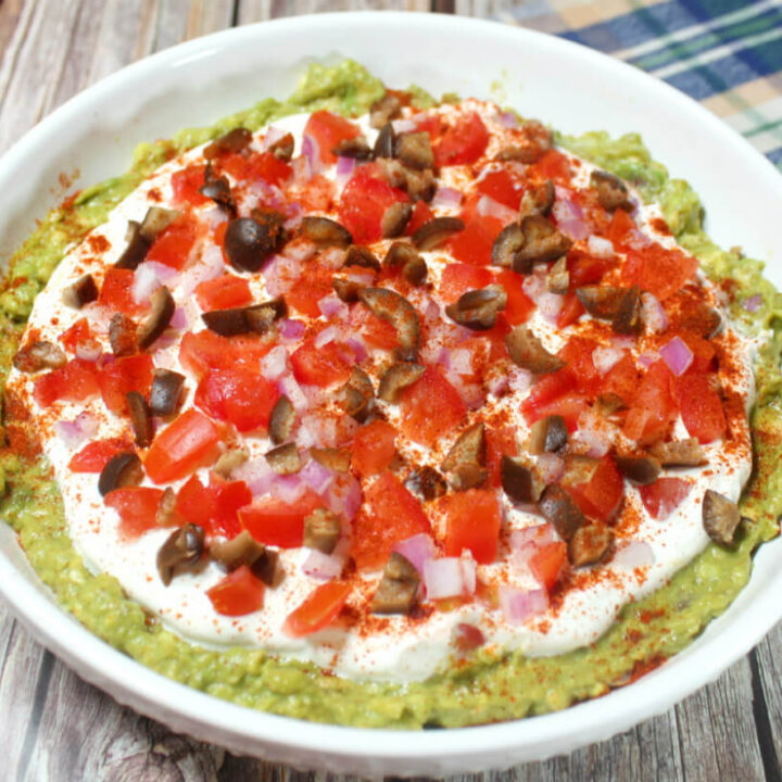 Layered Easy Guacamole Dip1
