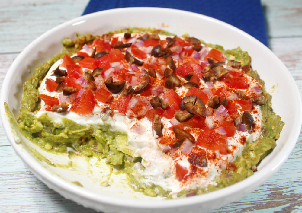 Layered Easy Guacamole Dip6
