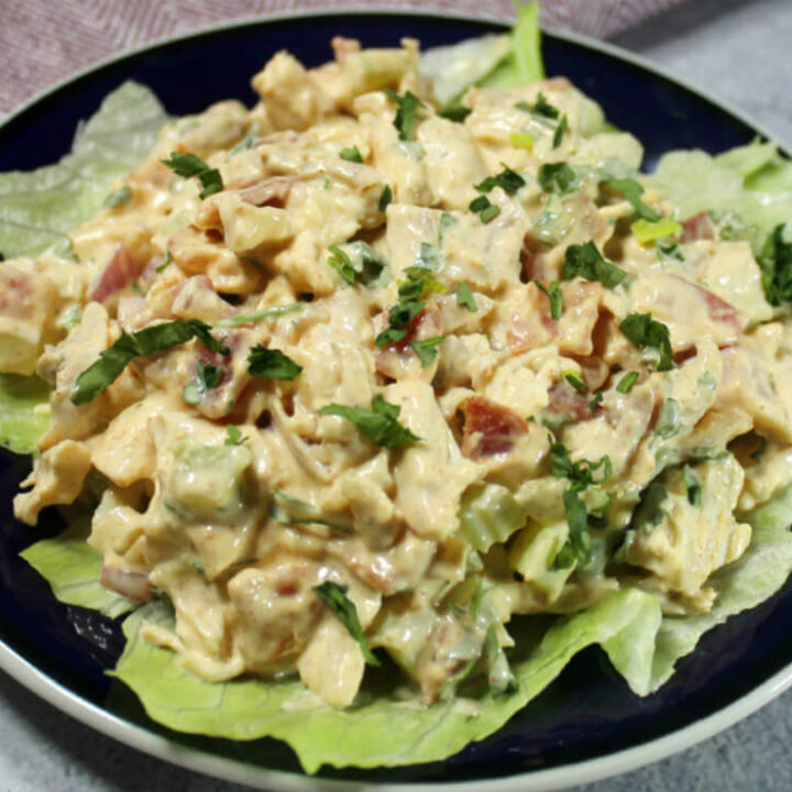 Chicken Salad with Bacon-Keto1
