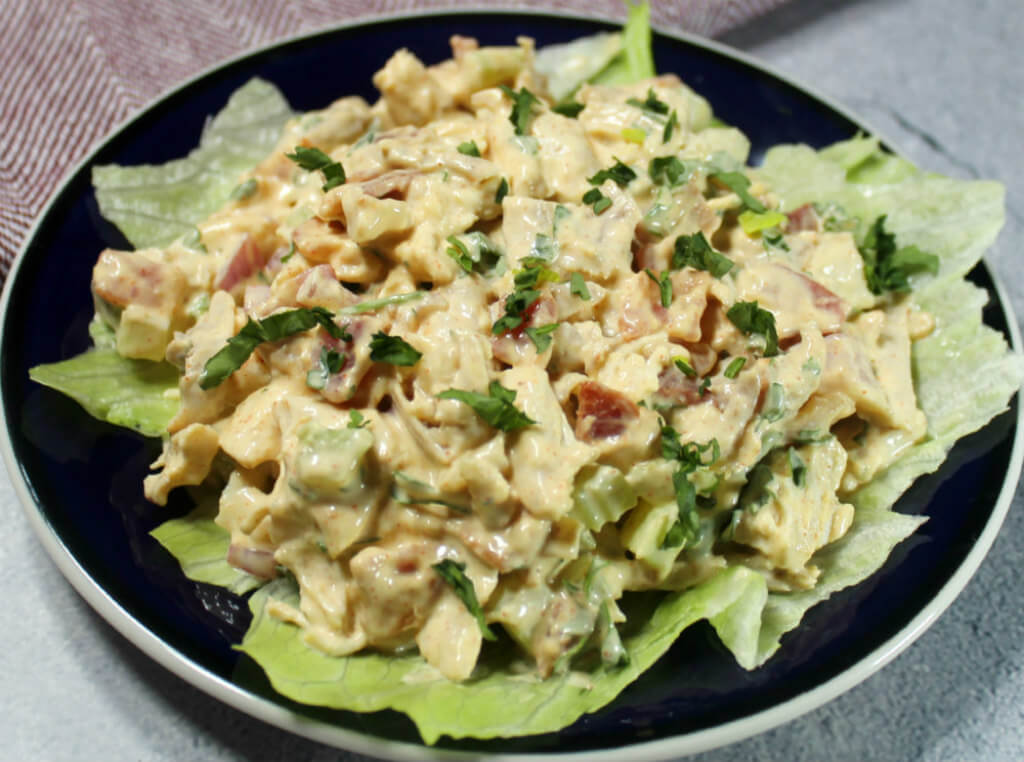 Chicken Salad with Bacon-Keto1