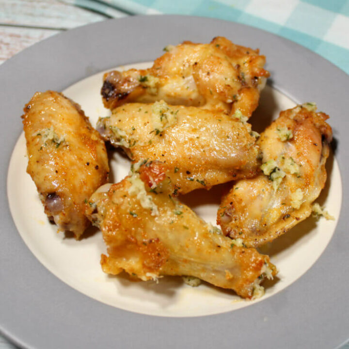 Garlic Parmesan Baked Wings1