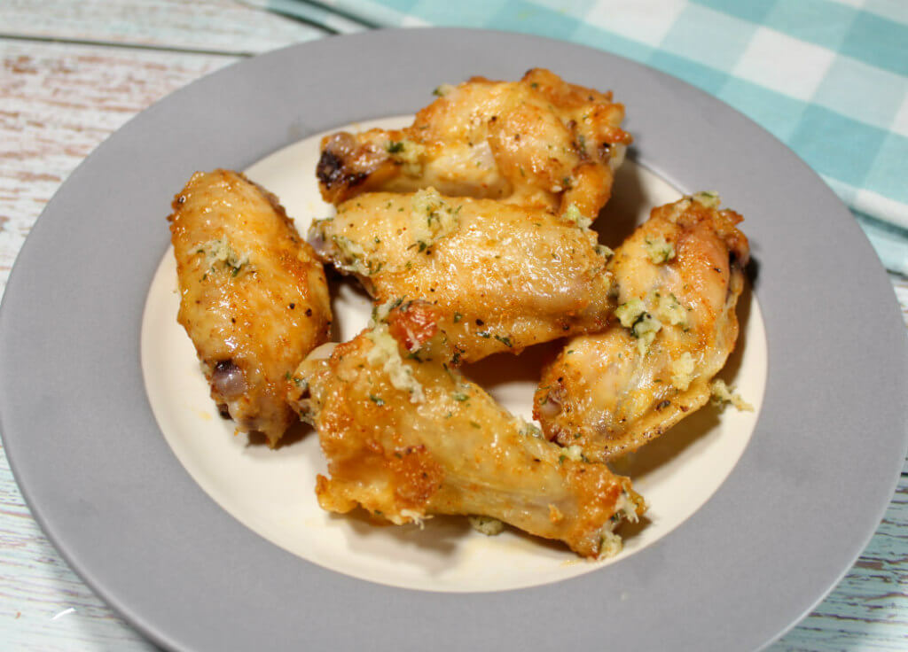 Garlic Parmesan Baked Wings1