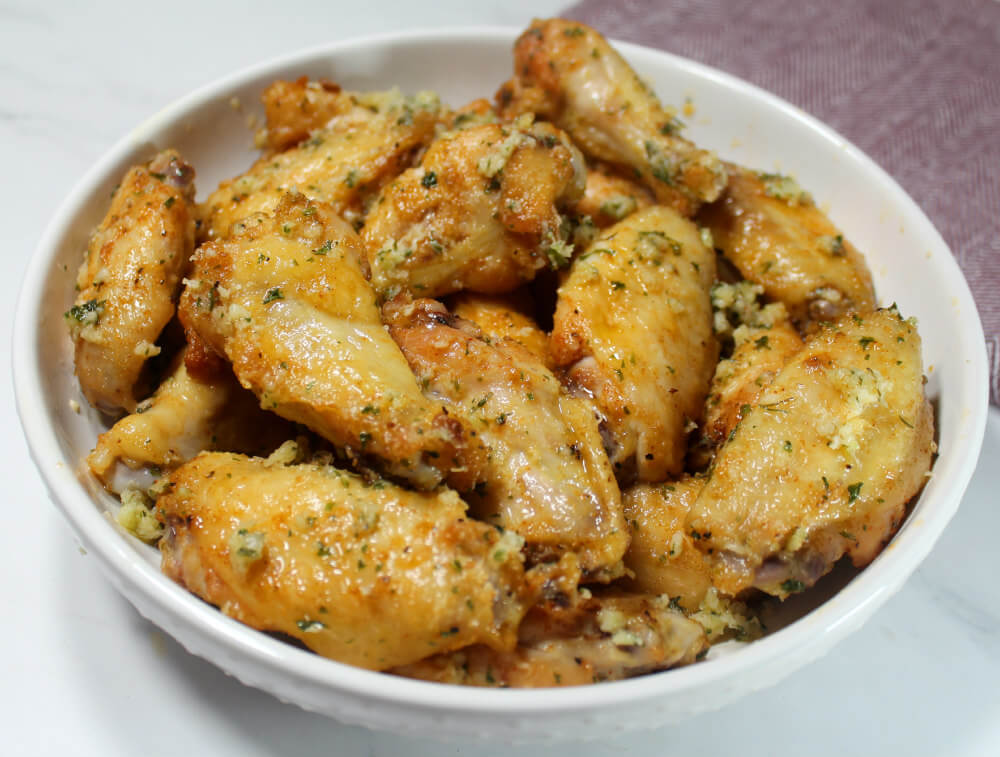Garlic Parmesan Baked Wings5