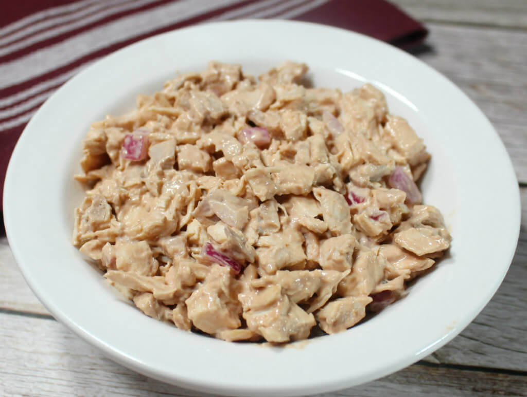 Barbecued Chicken Keto Salad1