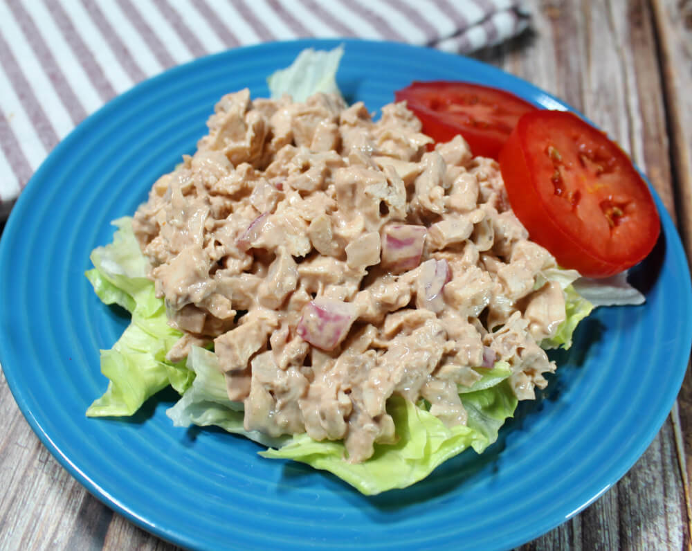 Barbecued Chicken Keto Salad5