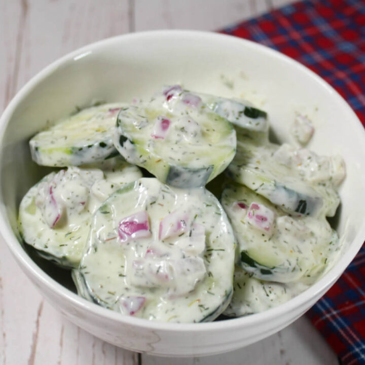 Cucumber Yogurt Keto Salad1