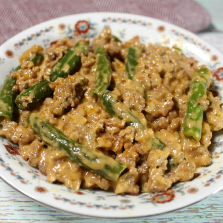 Ground Beef Green Bean Keto Skillet1