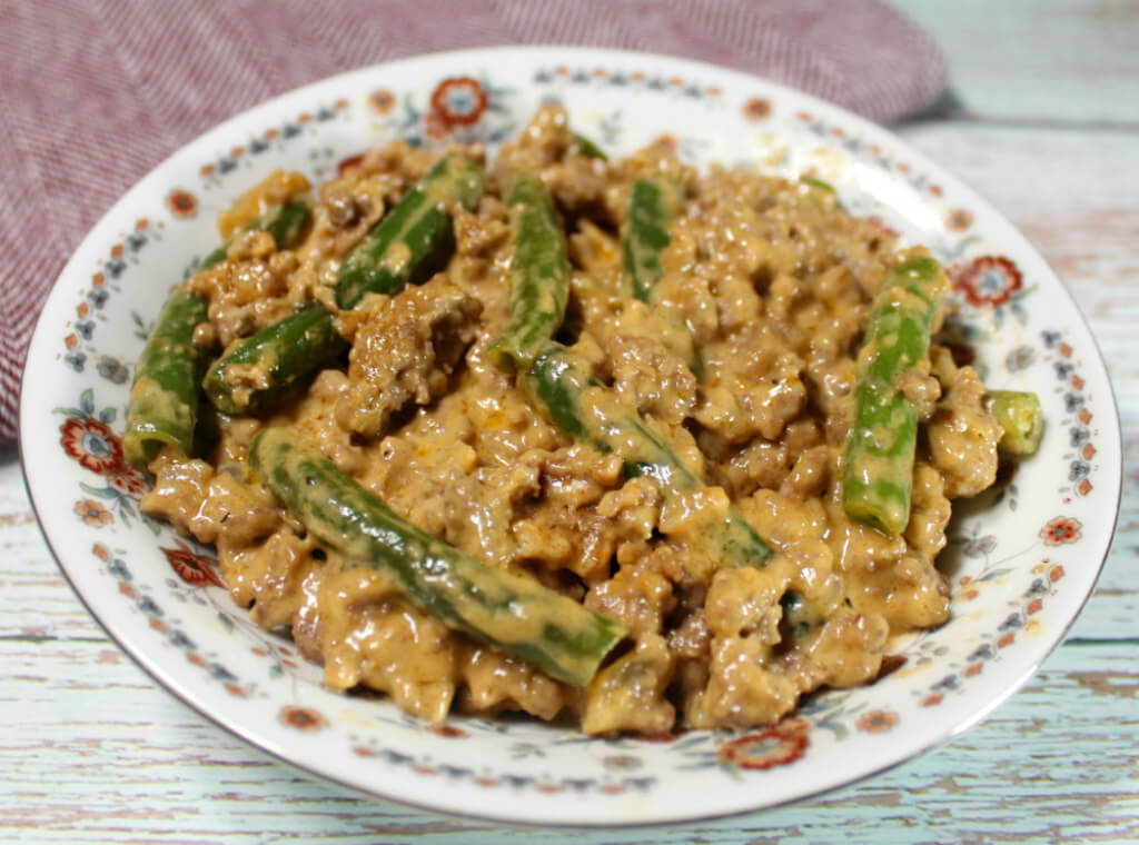 Ground Beef Green Bean Keto Skillet1