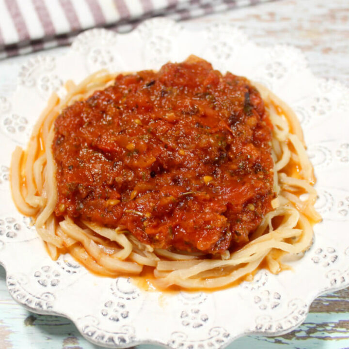 Keto Homemade Spaghetti Sauce1