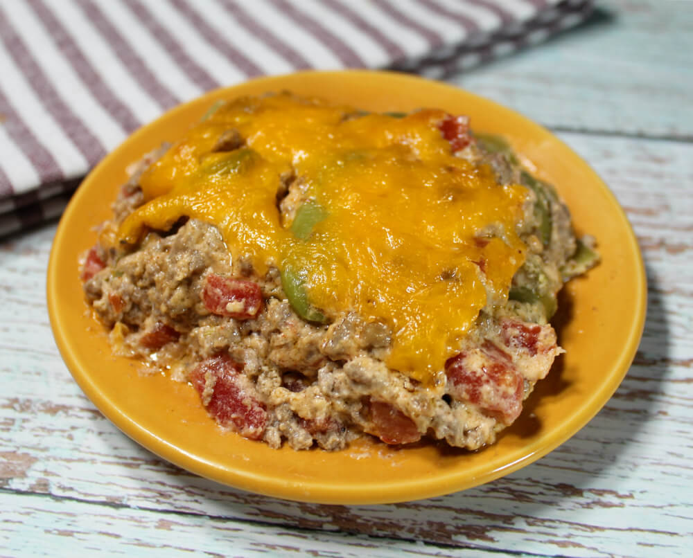 Mexican Keto Beef and Green Bean Casserole5