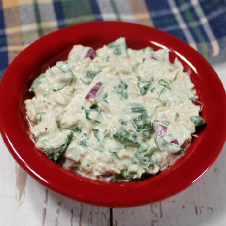 Keto Spinach Tuna Salad1