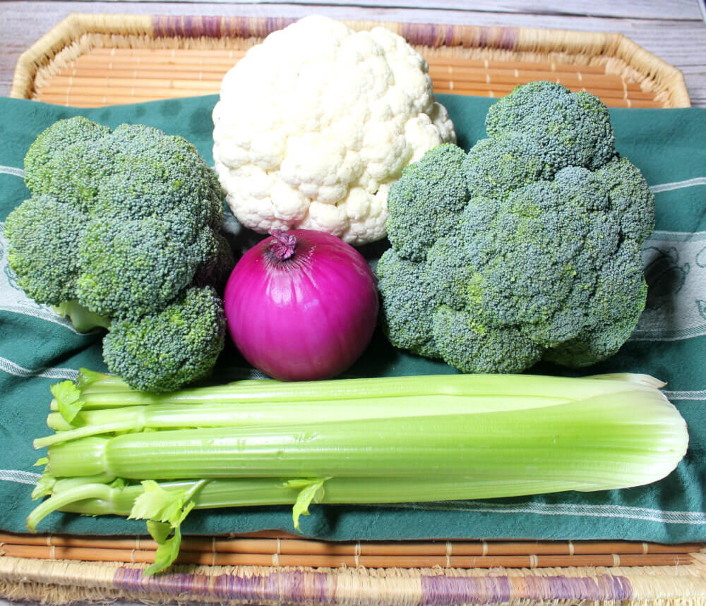 Keto Crunchy Broccoli Cauliflower Salad2