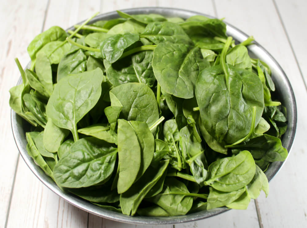 Spinach Salad with Keto Warm Bacon Dressing2