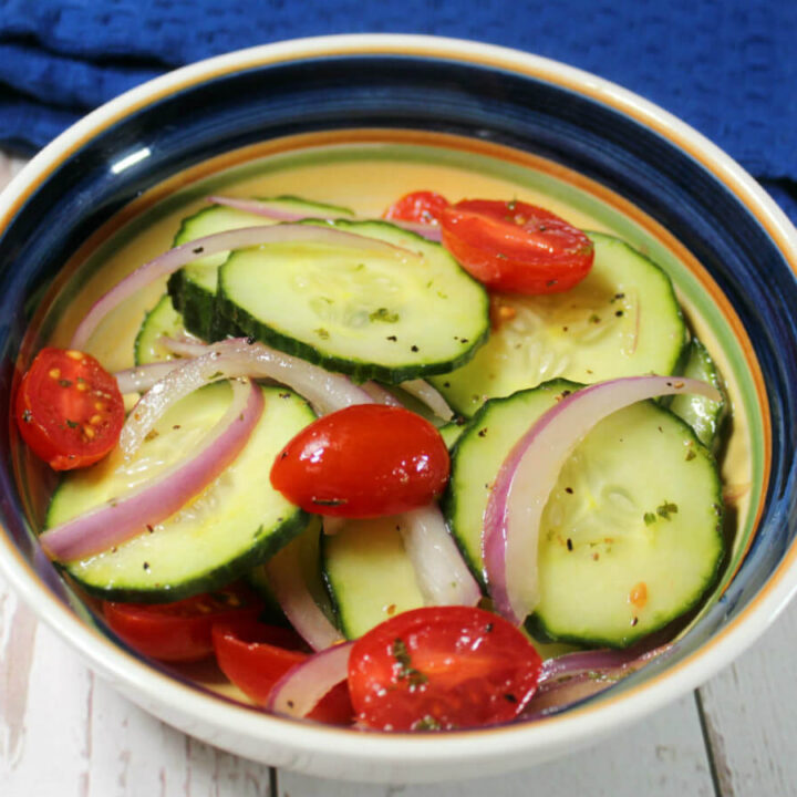Keto Cucumber Tomato Salad1