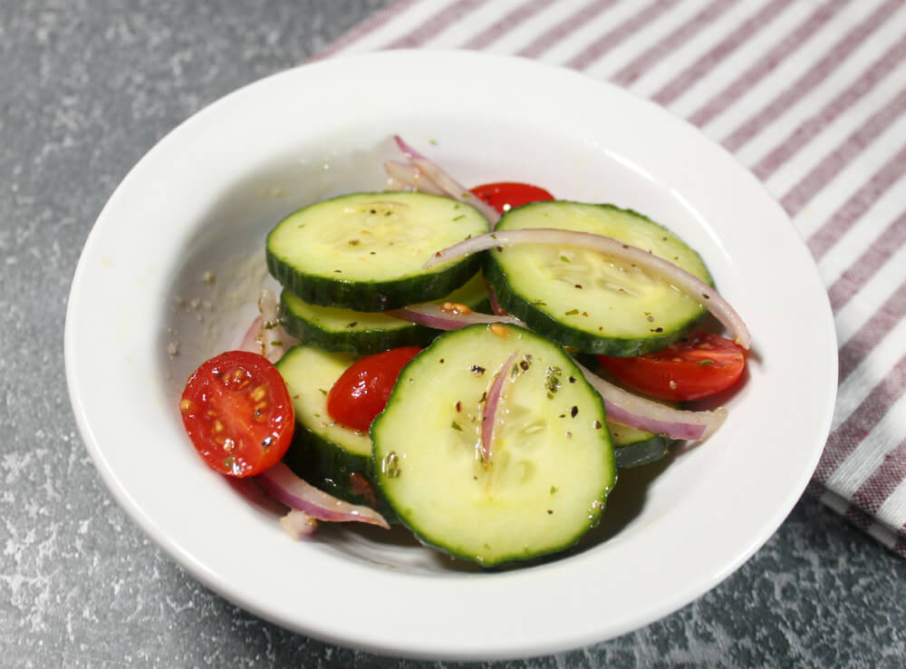Keto Cucumber Tomato Salad6