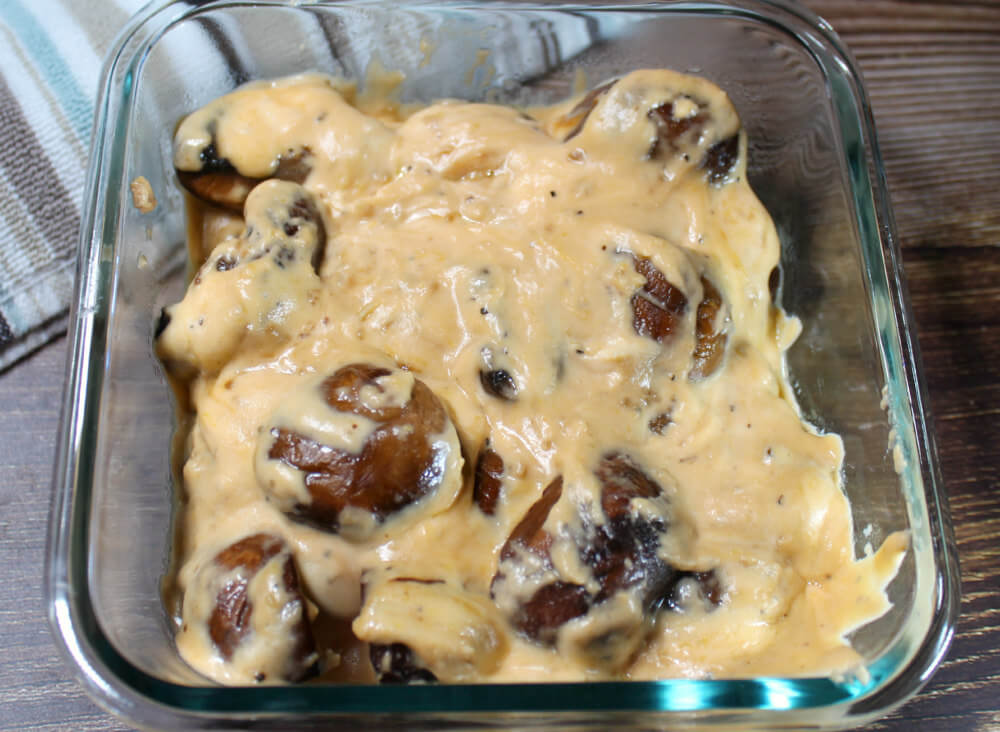 Cheesy Garlic Keto Mushrooms6