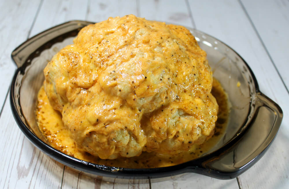 Microwave Keto Whole Cauliflower5