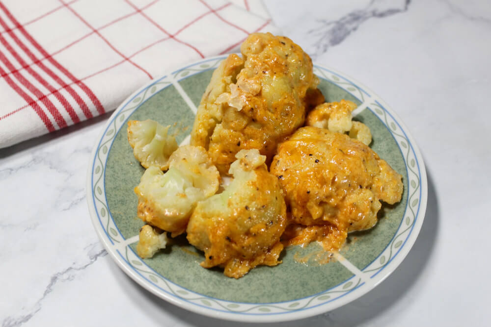 Microwave Keto Whole Cauliflower6