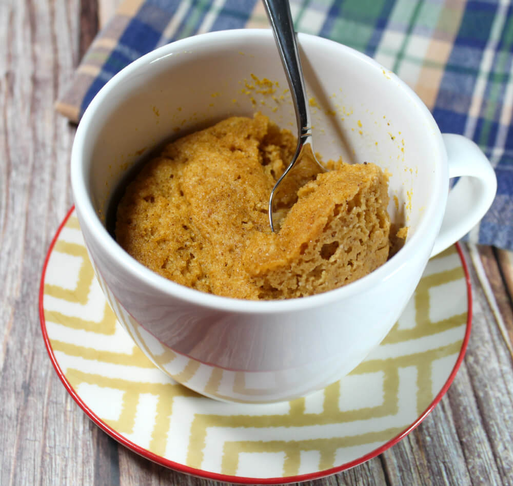 Pumpkin Keto Mug Cake6