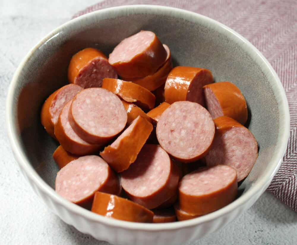 Low-Carb Sausage Spinach Skillet2