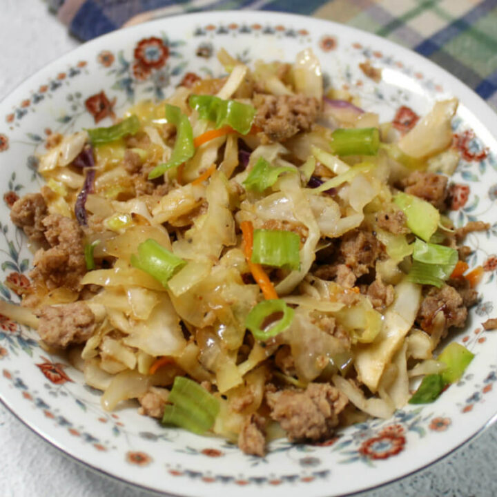 Pork Sriracha Egg Roll in a Bowl1