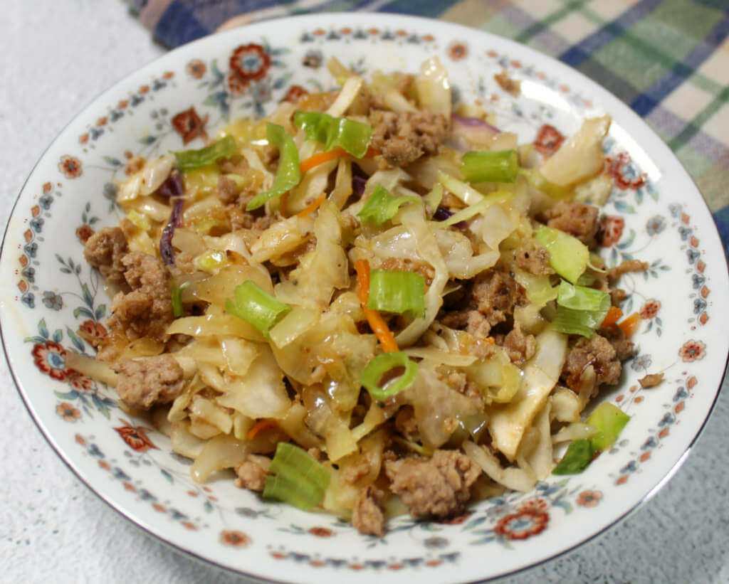 Pork Sriracha Egg Roll in a Bowl1