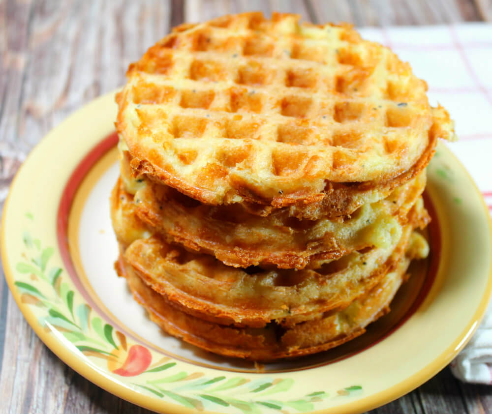Keto Everything Bagel Chaffles5