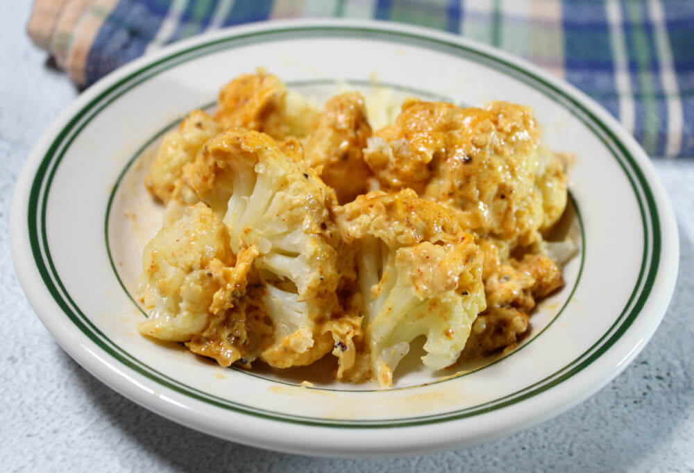 Keto Horseradish Mustard Whole Cauliflower5