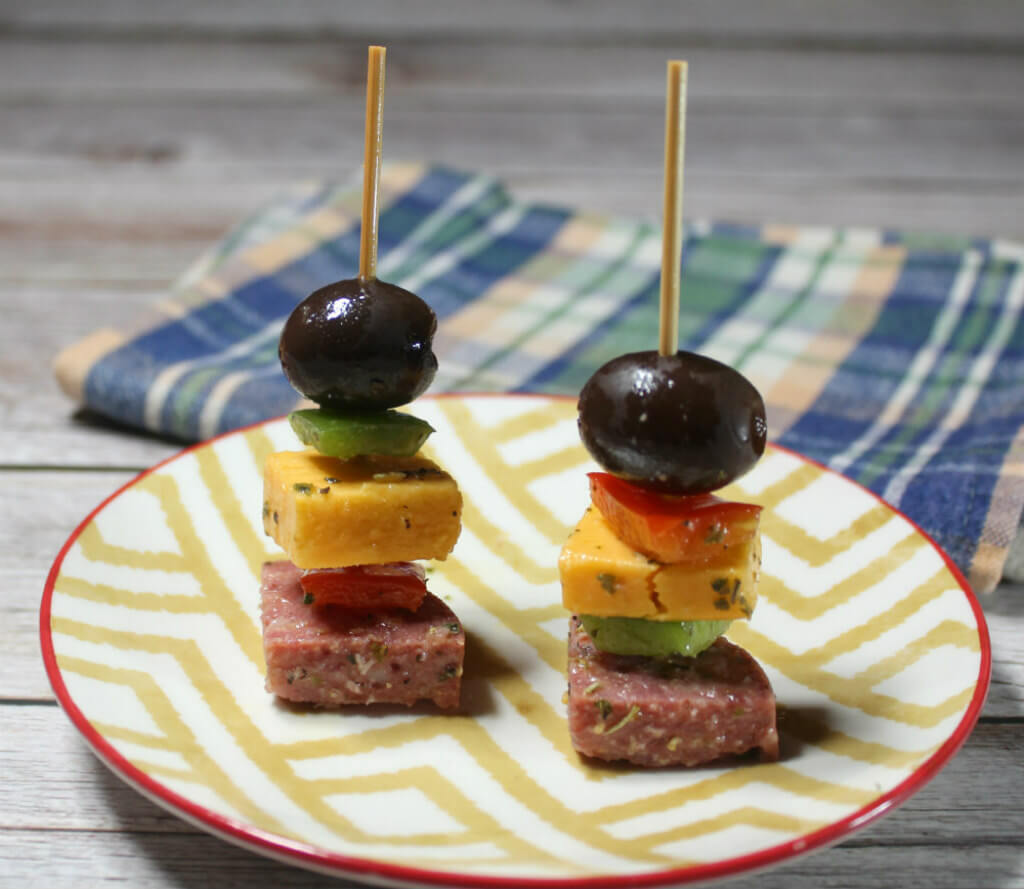 Marinated Sausage & Cheese Appetizer Bites1